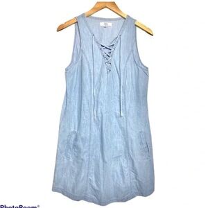 Jack By BB Dakota Denim Dress with Pockets Size Small